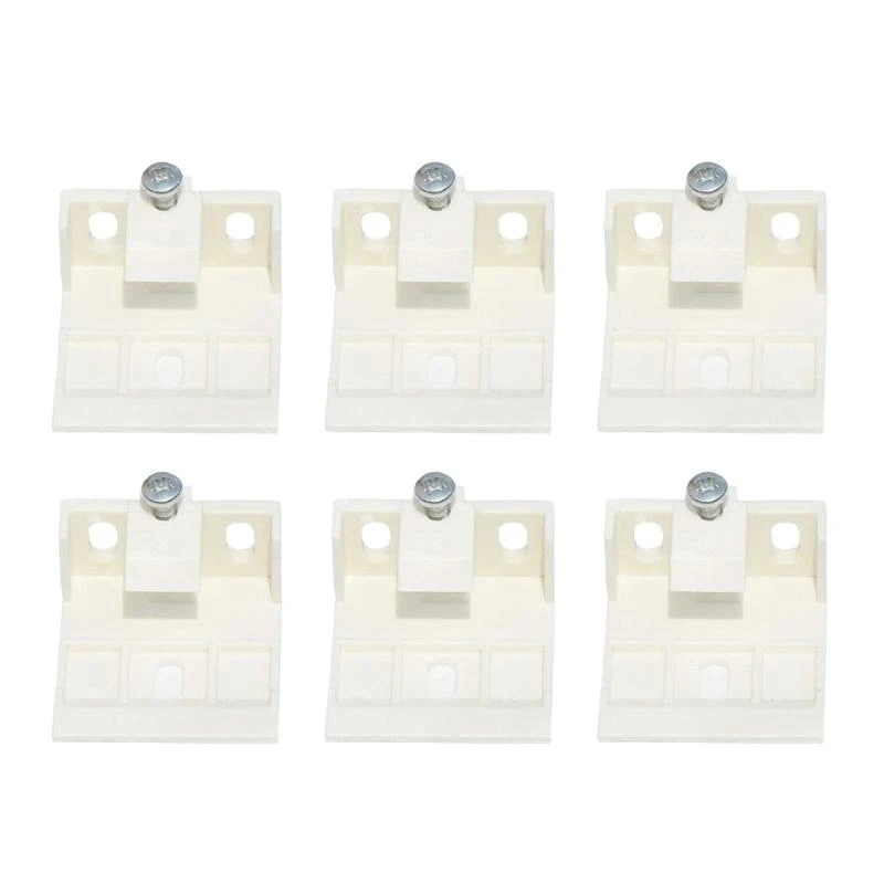 6Pcs Shade Brackets for Easy Installation of Cellular and Honeycombs Blinds 601A