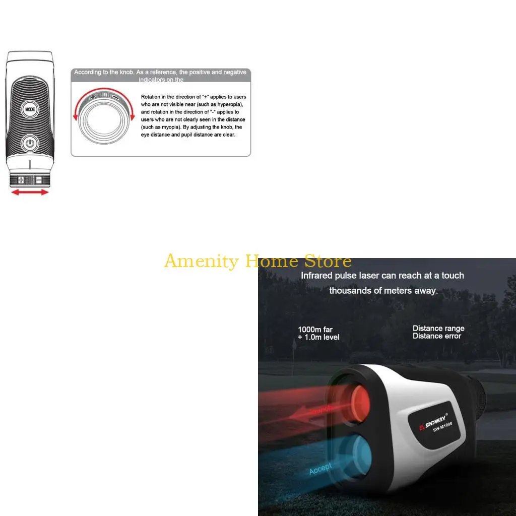 

Лазерный дальномер F26C Lite с дальномером для гольфа на склоне. Быстрое и четкое измерение с вибросигналом.