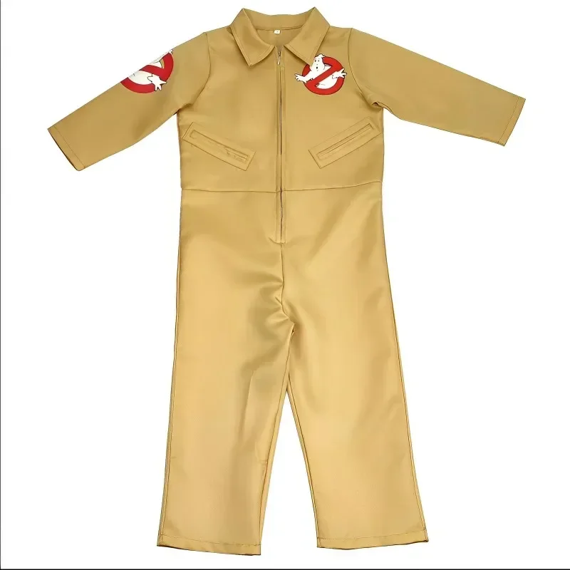 Costumes de père Ghostbusters pour enfants, cosplay à thème, uniforme d'Halloween, combinaison avec sac, idéal pour les adultes et les enfants