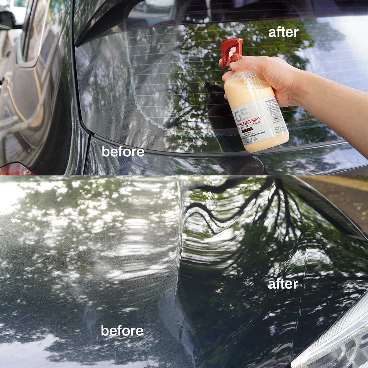 100ml 3 In 1 Ceramic Coating Spray Nano Micro-plating Crystal Hand Spray Coating Wax For Car Accessories G5 FORTICOATSPY ﻿