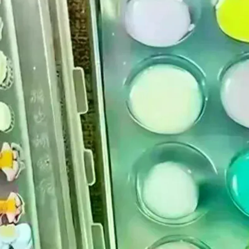 High Transparent Nail Art Nail Color Palette Or Gel Polish Pallet Mixing Drawing Paint Plate Pad Manicuring Display Showing