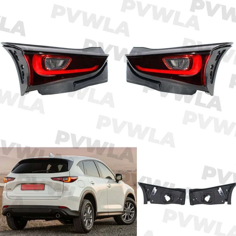 

For Mazda CX-5 2022 2023 2024 US version Pair Left & Right Inner Side LED Tail Light Lamp Assembly KD53513G0 KD53513F0