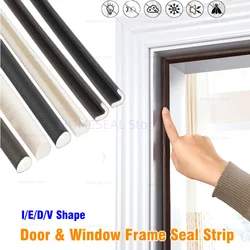 Multi-shapes 6M Soundproof Foam Window Sealing Strip Door Weather Stripping Self-Adhesive Door/Window Frame Seal Gap Filler 2023