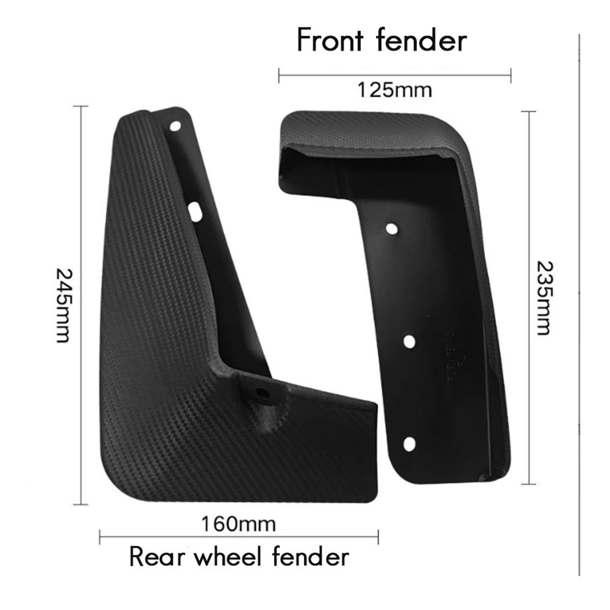 Paraspruzzi per auto Parafango Parafango Paraspruzzi Accessori per BMW I3 2014-2021