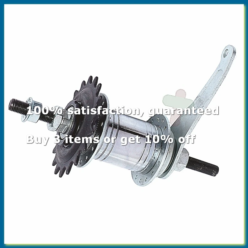 36 Hole Reversing Ride Backwards Brake Fixed Gear Bike Rear Hub Aluminum Alloy Bicycle Bike Coaster Brake Rear Hub-FABY