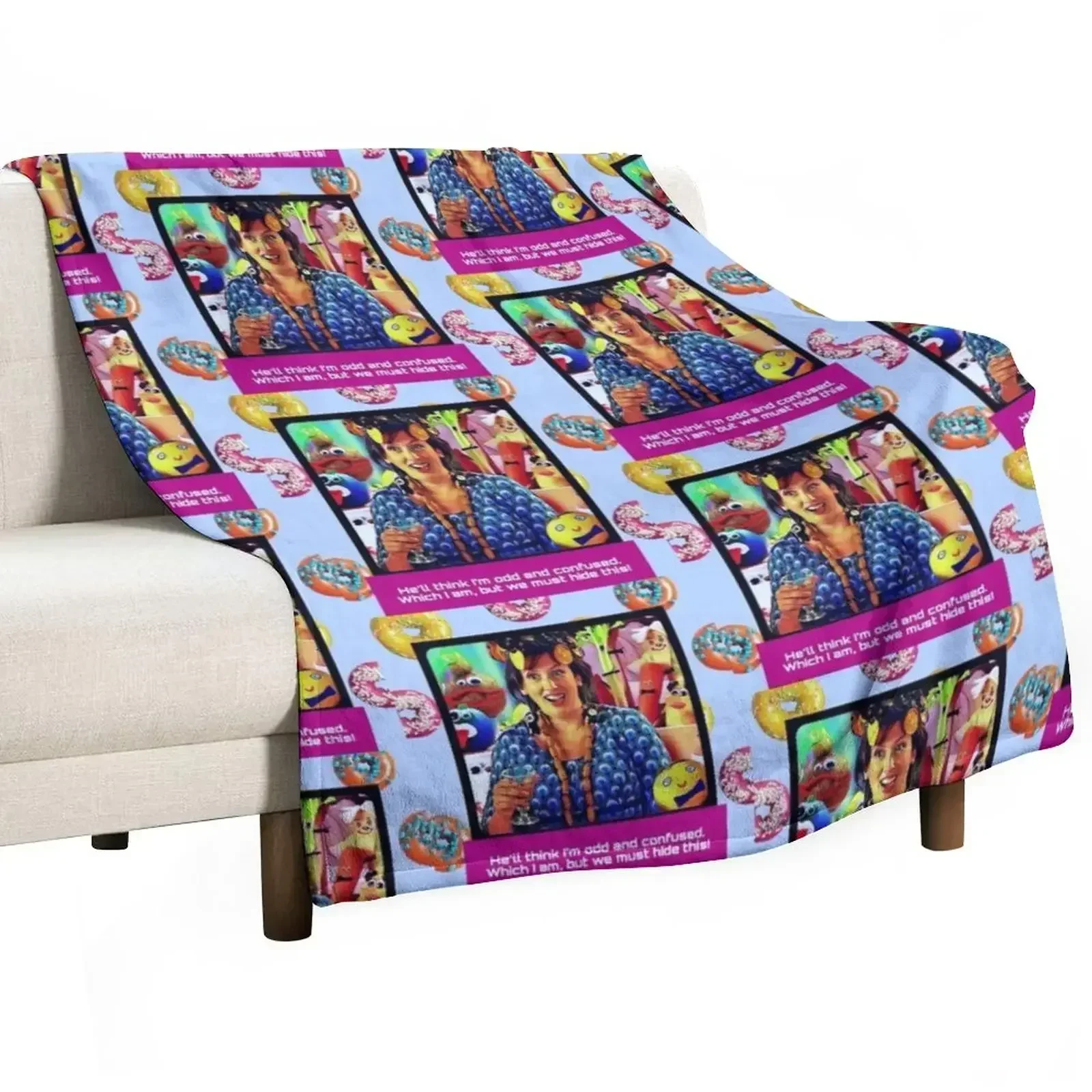 Miranda Hart Throw Blanket Cute Plaid Tourist Vintage anime Blankets