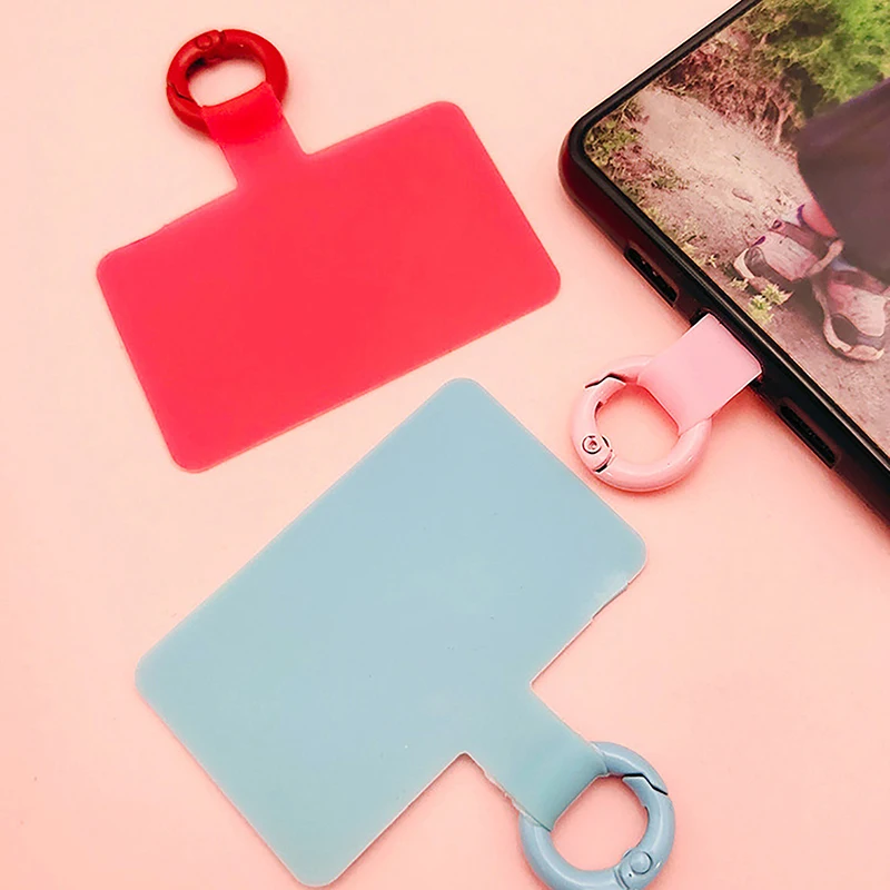 Mobile Phone Lanyard Clip Patch Fixed Metal Clasp Pendant for phone  Anti-lost Durable Universal Lanyard Fixed Card