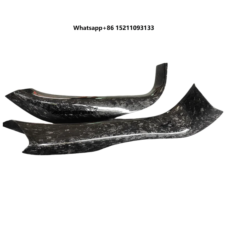 Used for Mclaren 720S Upgrade Forged Carbon Fiber Threshold Side Member Decorative Strip Welcome Pedal Body Kit