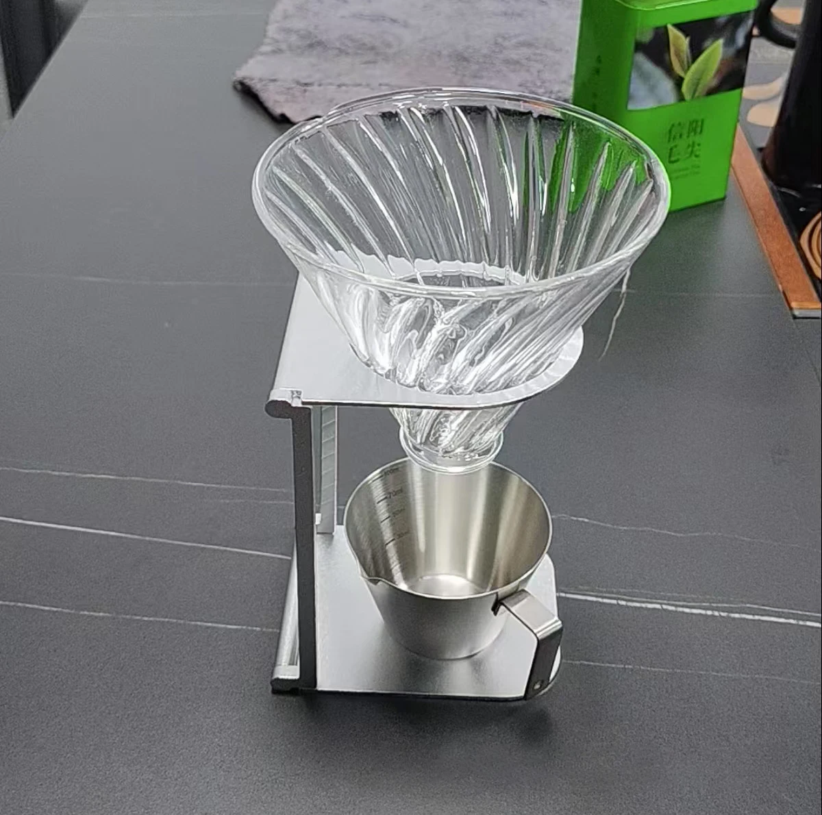 

Foldable Aluminum Alloy Coffee Drip Stand Portable Espresso Machine Holder Support for Pour Over Coffee Accessories