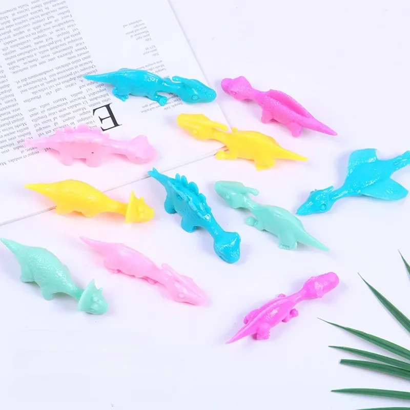 Dinosaurus Katapult Vinger Darts Spoof Stretch Dinos Speelgoed Squishy Grappige Grappen Cool Spul Zintuiglijke Kinderen Speelgoed Anti Stress Fidget Speelgoed