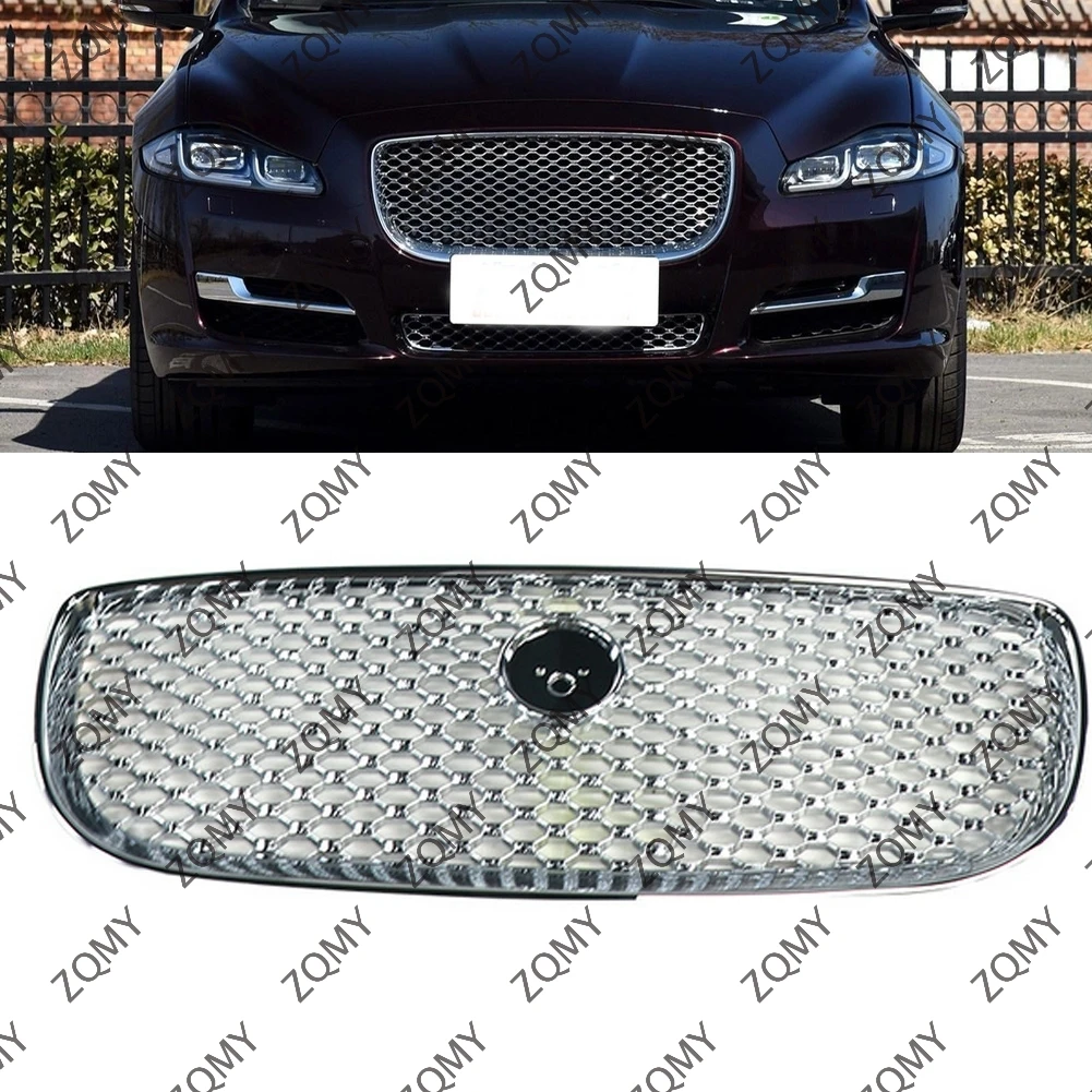 

Car Front Bumper Grille Accessories For Jaguar XJ 2016 2017 2018 2019 2020 Car Styling Upper Mesh Racing Grill ABS Plastic