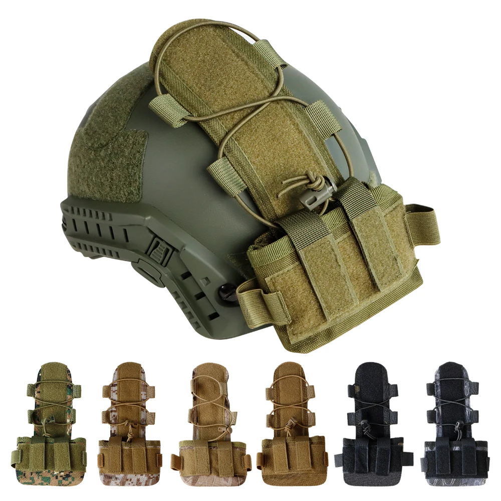 BOOIU Tactical Helmet Battery Pouch MK2 Counterweight Pack Fast Helmet Militar Airsoft Battery Pack Hunting Helmet Accessories