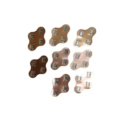 WELLGO Oem Battery Connector 18650 2*2P Connector Strip Copper nickel Composite Tape Copper Nickel Busbar 21700 2P  40PCS