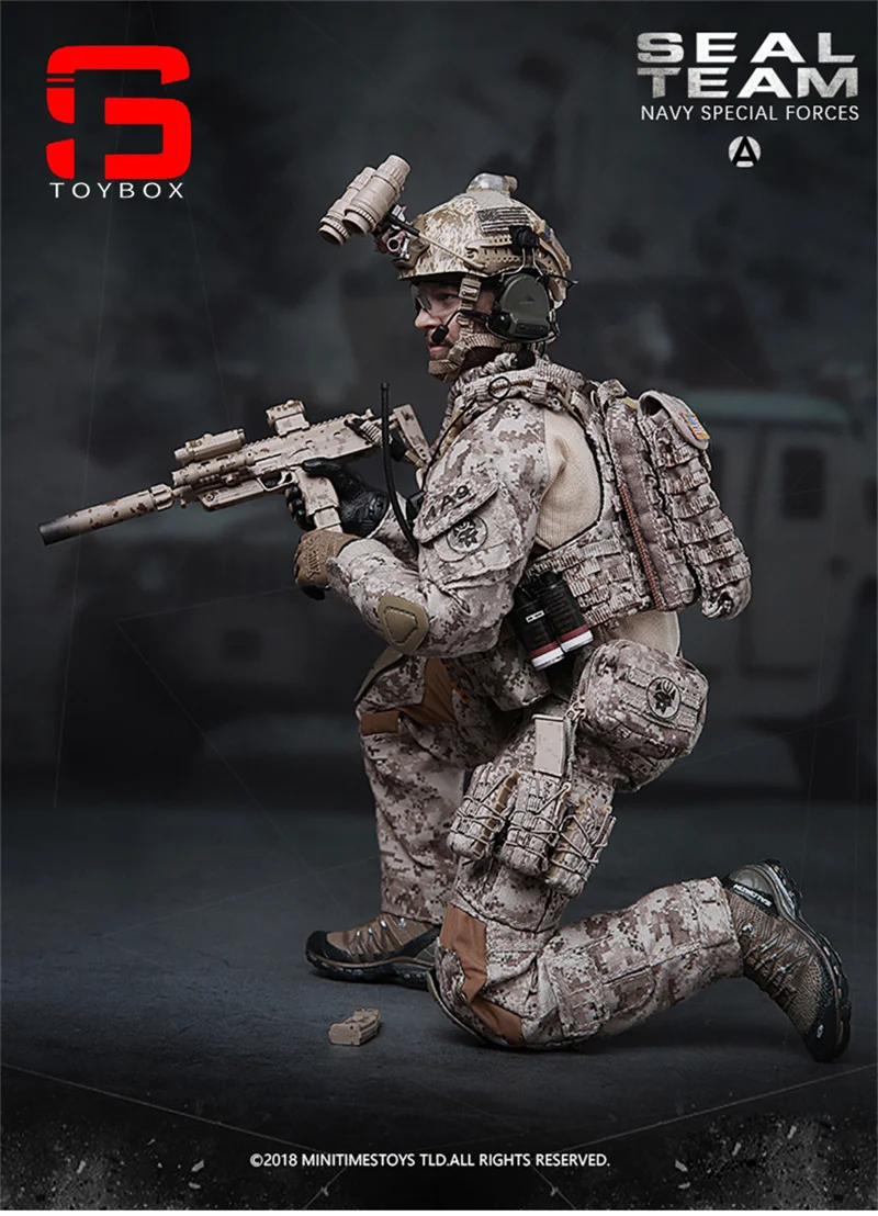 Auf Lager MINITIMES M012 1/6 US SEAL Team Navy Special Forces Soldat Action Figure 12'' Männliche Figur Modell Vollen Satz Spielzeug