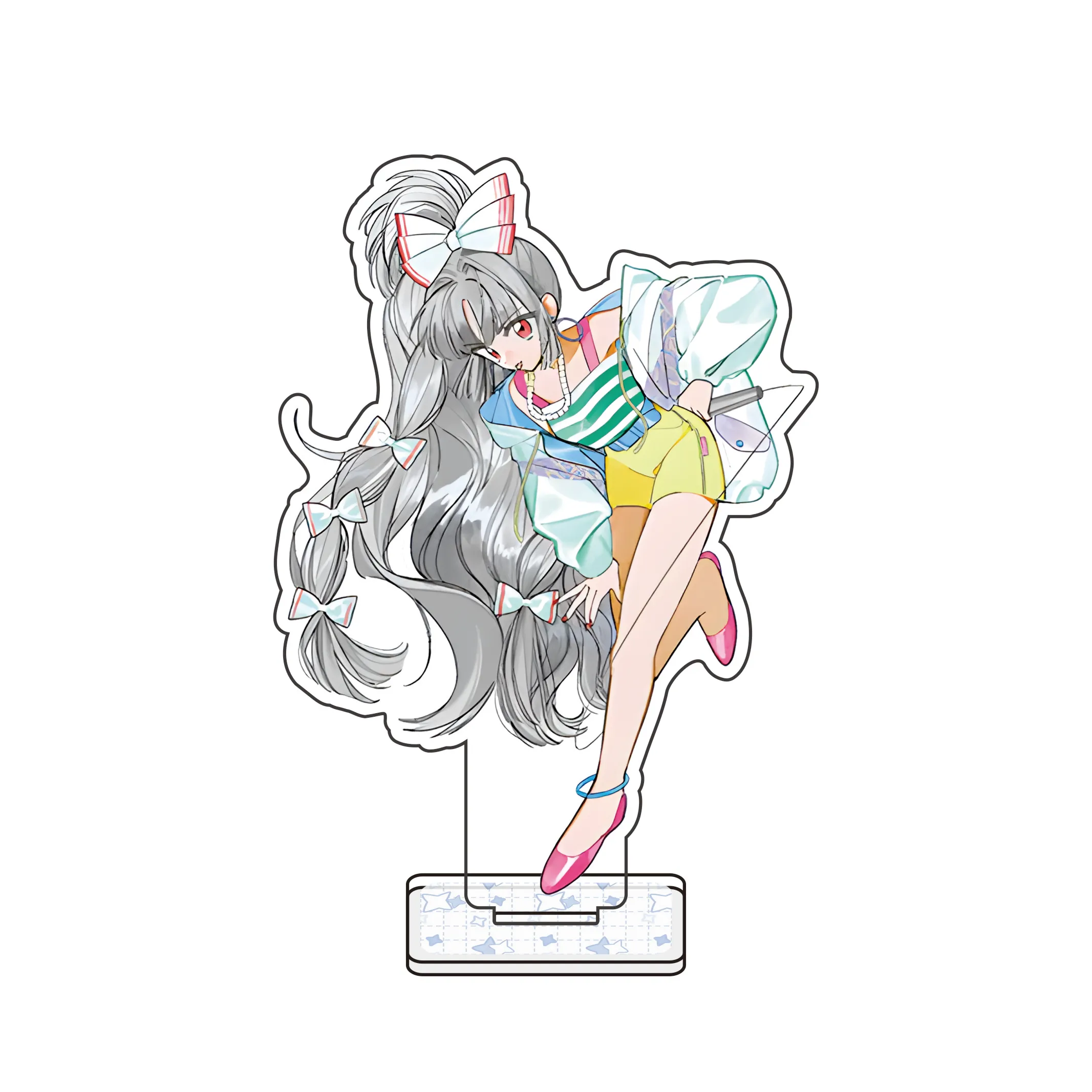 Touhou Project 15cm Acrylic Stand Figure, Anime Game Character Desktop Decor, Collectible Ornament Gift for Fans key chains