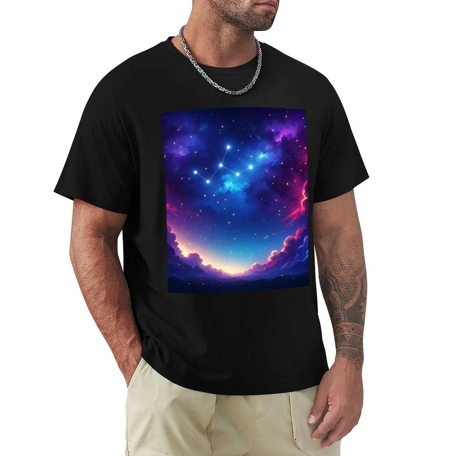 the little dipper T-Shirt man t shirt cotton high quality T-Shirt