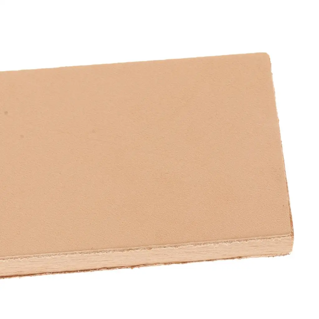 Double Side Leather Strop Knife Sharpening Bar Wood Handle Sharpener for Kitchen and Utility Knives