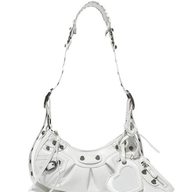 Versatile Armpit Bag Rivets Crossbody Bag for Women Shoulder Bags Purse and Handbags Designer Bag Сумка Женская Bolsos Mujer 가방 image 5