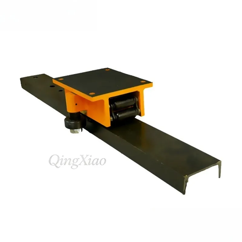 Track Type Moving Skate Straight Run Cargo Transport Trolley Bidirectional Heavy Duty Machinery Mover 10T 20T For Factory