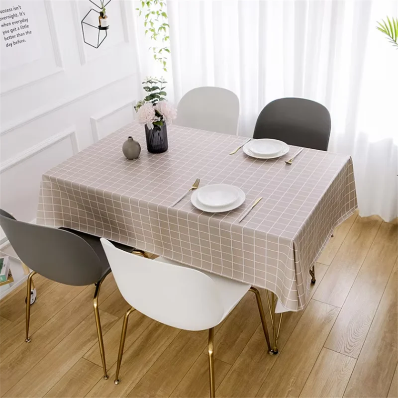 라이트 럭셔리 스타일 직사각형 테이블보 거실 방수 오일 - Home Decor Lighting Manufacturer 리뷰 및 가격