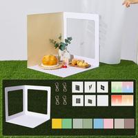 3D Shooting Background Board Live Broadcast Product Photography Props, Size: 35cm Photography Backdrop Board Photo Studio Kits