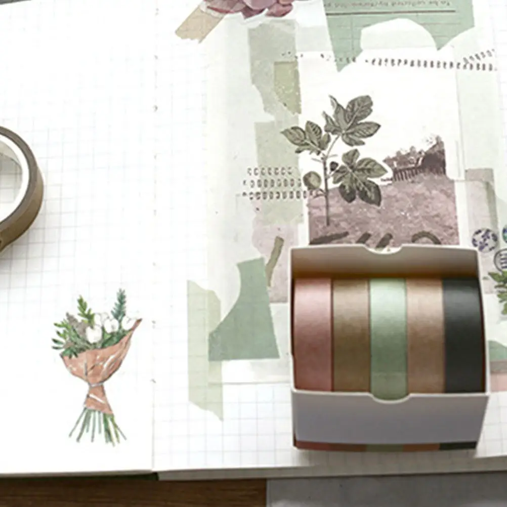 

20 Rolls Washi Paper Tape Colorful Decorative Adhesive for Home Office DIY Crafts Photo Album Party Favor Gift Packaging