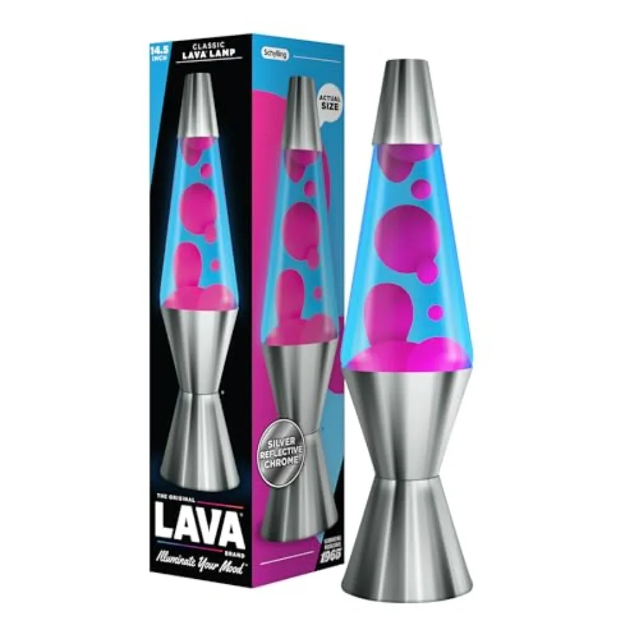 

The Original ® Lamp - 14.5" Techno Chrome - Classic Liquid Motion Lamp - and Liquid - Item #2097 Amazon Exclusive