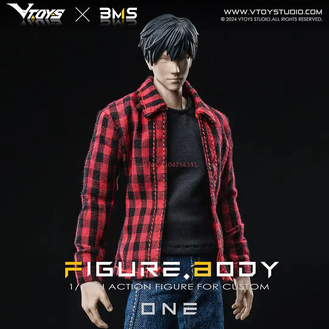 1/12 Vtoys X Bms Vb002 Vb003 Two Skin Colorssuper Flexible Movable Body Male Soldierfull Set Action Figure Model Customized