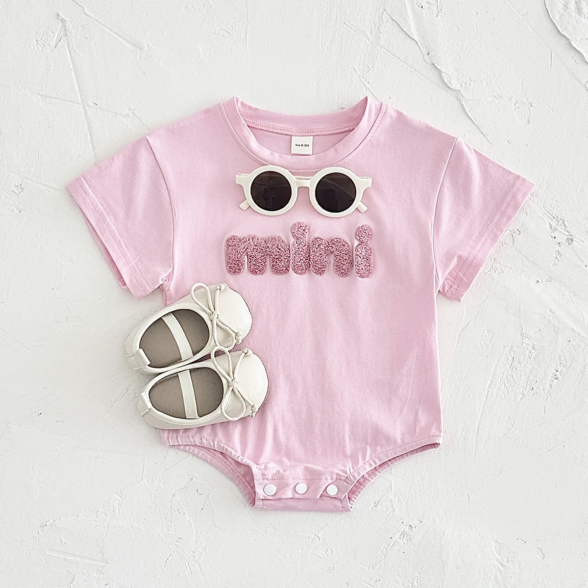 2024 Summer Baby Triangle Romper Newborn Clothing jumpsuit Cotton Plush Letter MINI Comfortable Casual Boy Girl Infant 0-18M