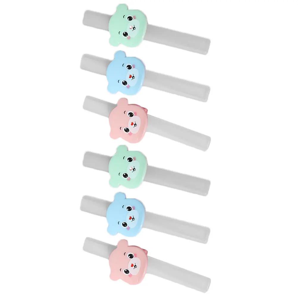 

6Pcs Elderly Silicone Straws Reusable Drinking Straws with Clip for Cups Assistive Accessory Short Safe Bpa-Free