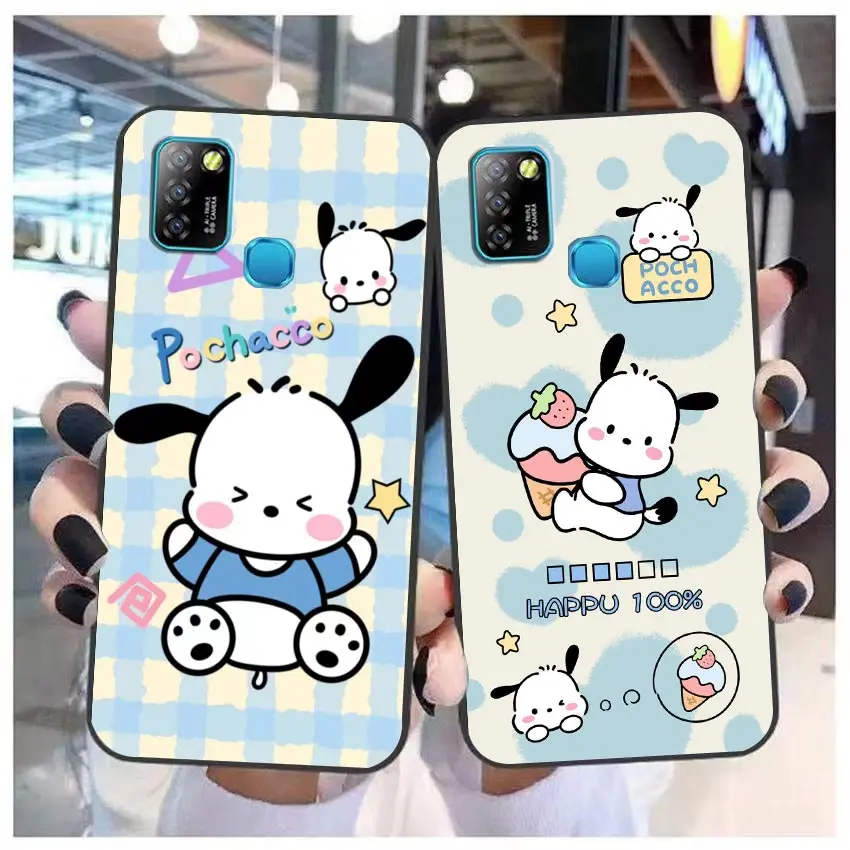 Cartoon Cute Pochacco Funda Case For Infinix CAMON 19 16 ZERO X NEO 20 8 POVA 4 2 NEO2 NOTE 12 G96 11 10 8 8I S5 Case Shell Capa