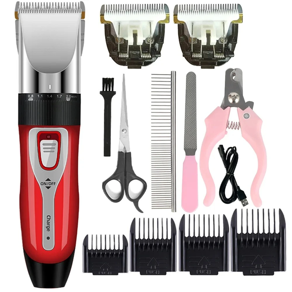 Hond Tondeuse Huisdier/Kat/Konijn Tondeuse Verzorging Kapsel Professionele Trimmer Scheerapparaat Set Huisdieren Draadloze Oplaadbare Promoties