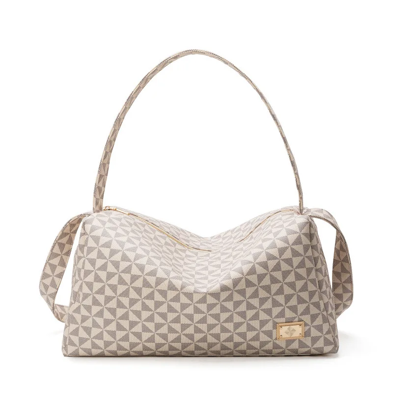 

New Fashionable Handbag, Water-Resistant Short-Distance Luggage Bag, Large-Capacity Simple Shoulder Bag, Unisex Travel Bag