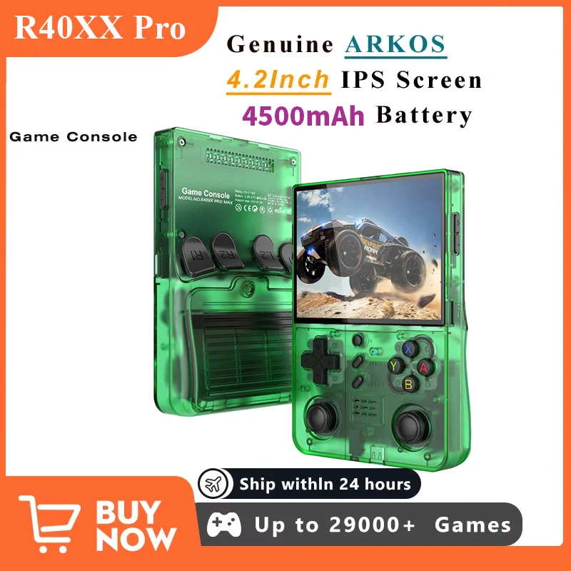 

R40XX Pro 4500 мАч портативная игровая консоль в стиле ретро 4,2 дюйма 1024*7668 экран портативный карманный видеоигровой Wi-Fi новая игра подарок для мальчиков