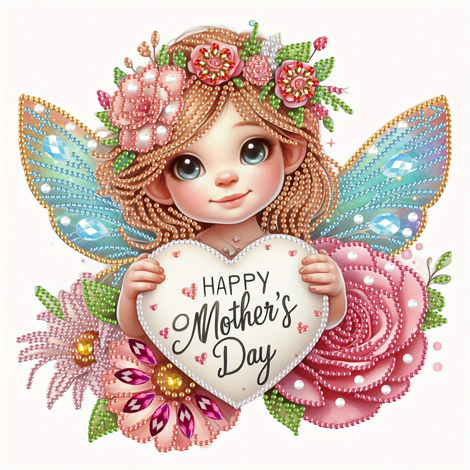 

Набор для алмазной живописи «сделай сам» с цветами