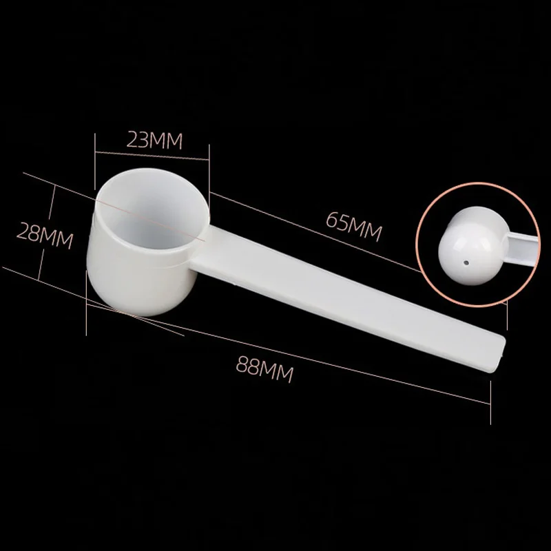 500Pcs/Lot 5g Disposable Plastic Measuring Spoons Coffee Tea Milk Powder Spoon Cutlery Spoons Kitchen Tableware Wholesale