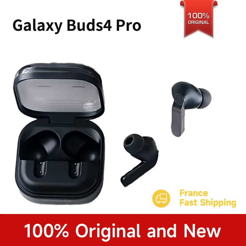 Samsung Galaxy Buds4 Pro, Bluetooth-hoofdtelefoon, Hi-Fi-geluid, adaptieve ruisonderdrukking, superheldere gesprekken, AI-assistent, Samsung-oordopjes, Galaxy-oordopjes.