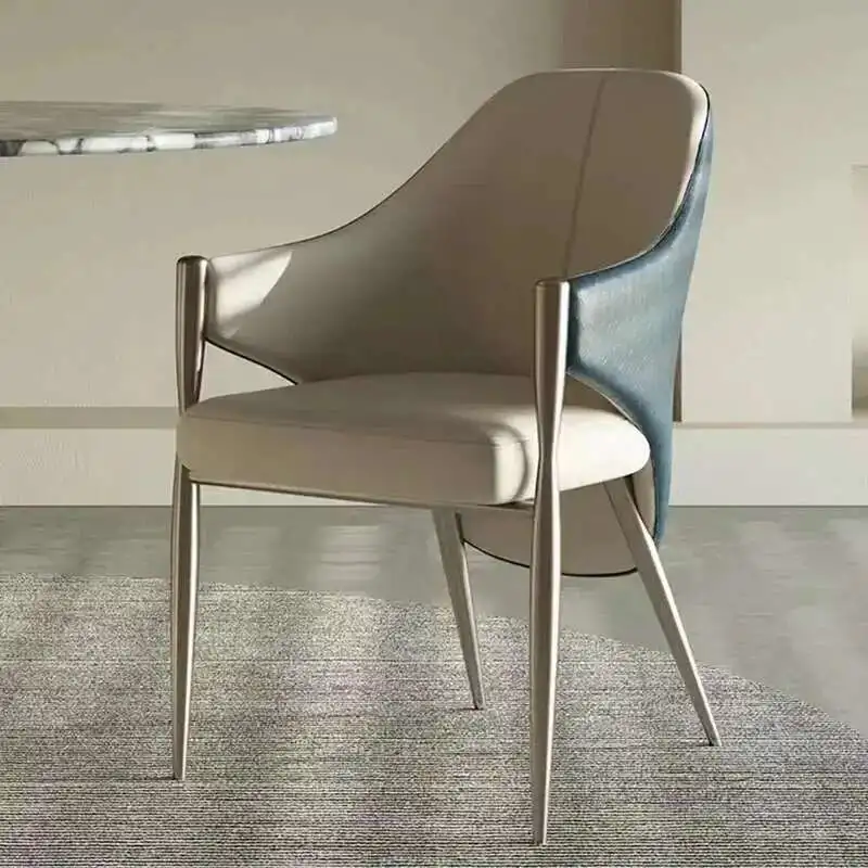 

Luxury Minimalist Dining Chairs Salon Modern Lounge Kitchen Ergonomic Chairs Restaurant Hotel Sillas De Comedor Home Furniture