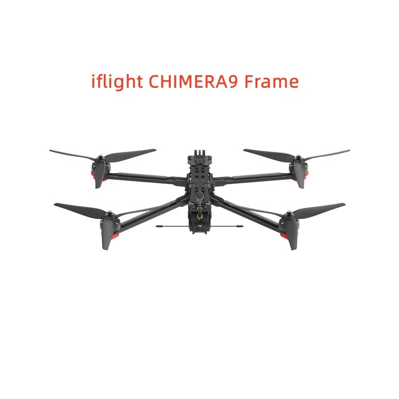 

IFlight Chimera9 DeadCat DC Frame Kit 405mm Wheelbase 6mm Arm Specially Heatsink for O3 Air Unit FPV Freestyle 9inch Long Range