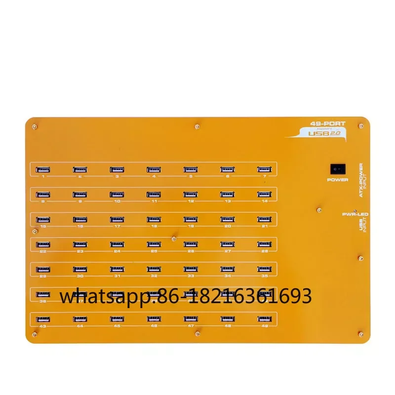 

Industrial grade 49 port high-speed hub/charger with data transfer USB 2.0