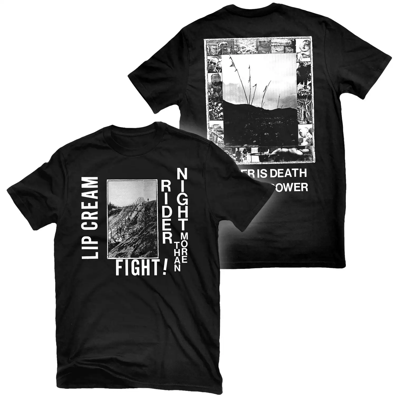 Night Rider More Than Fight Lippencreme Band Grafik T-Shirt Baumwolle Rundhals Lässiges Unisex T-Shirt Sommer-Oberteil