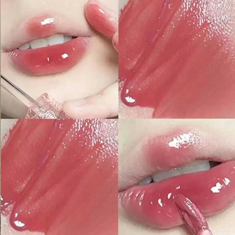 Lip Glaze Mirror Hydraterende Water Licht Waterdichte Cosmetische Lipgloss Vloeibare Lipstick