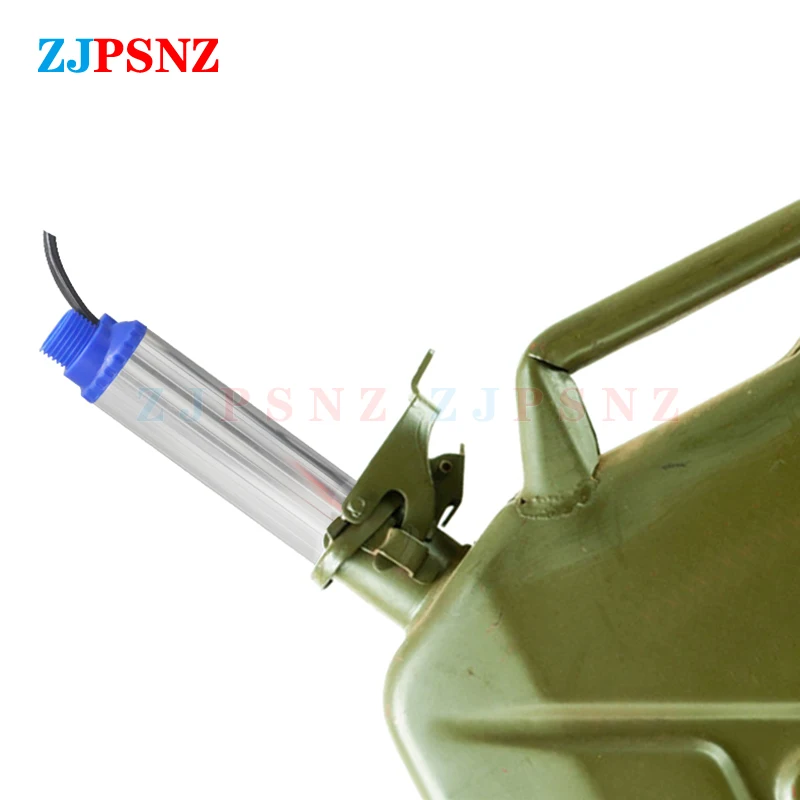 Bomba de combustible eléctrica para coche, dispositivo de bombeo automático para transferencia de agua y vino, diésel, sumergible, DC12V, 24V, 260W,
