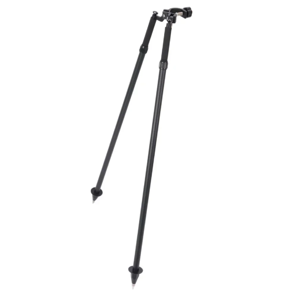 Aluminum Survey Bipod with Thumb Release Clamp for Prism Pole,Leveling,Rod Survey,DZ22A Black Available Colors