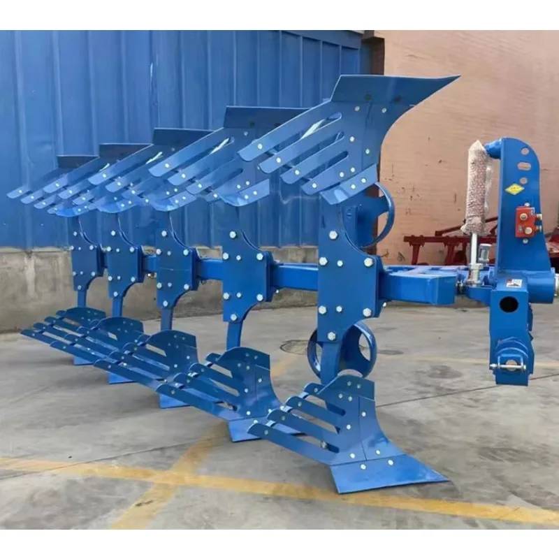 

Гидравлический поворотный плуг для трактора с трехточечной навеской, реверсивный, для нарезания борозд