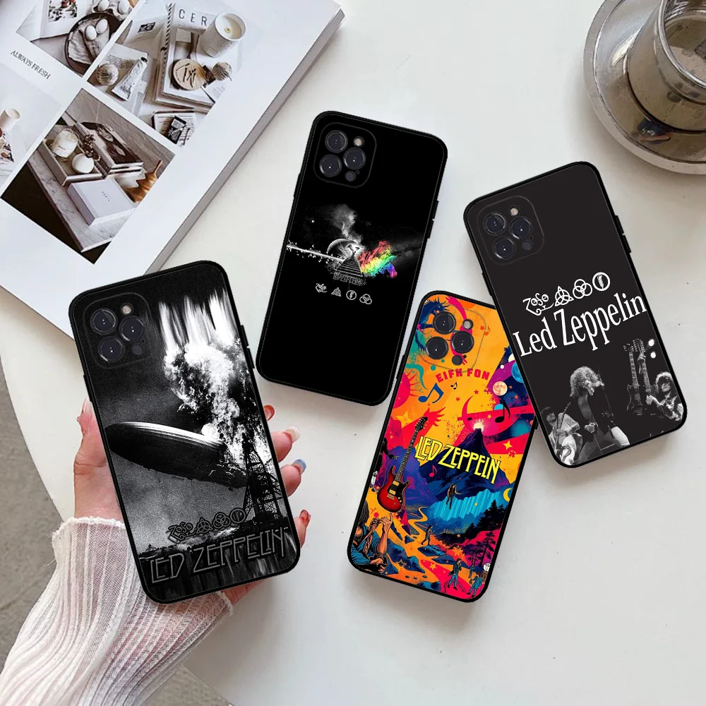 L-Led Band Z-ZeppelinS Phone Case Silicone Soft For Iphone 16 15 14 13 12 11 Pro Mini XS MAX Plus X Cover