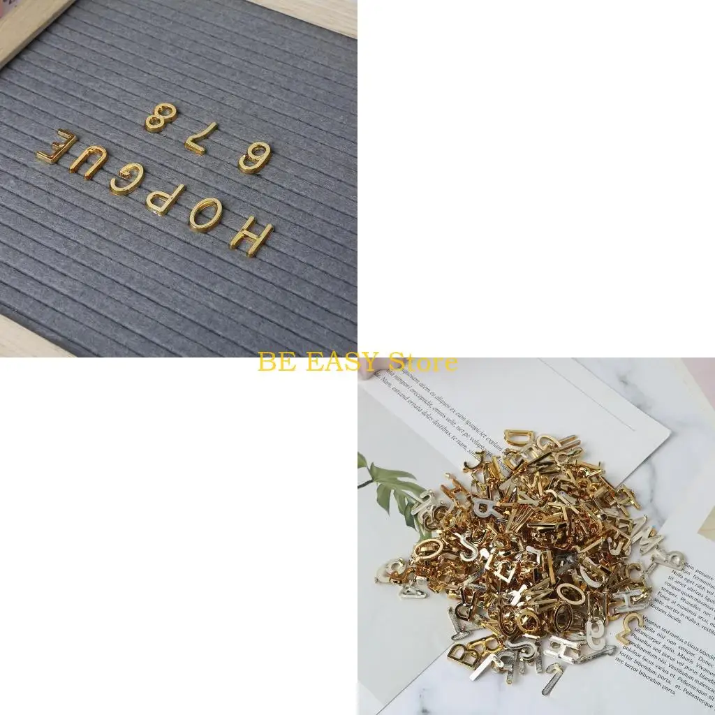 E28F 147pcs Letters Pre-cut Characters Numbers Symbols Set for Changeable Felt Letter Board DIY Message Boards Decor