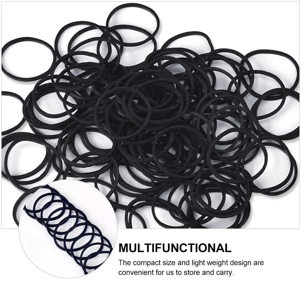 

500pcs Black Rubber Bands For Tattoos Machine Kit Replacement Accessories Elastic Ring Tattoo Supplies Parts Tool
