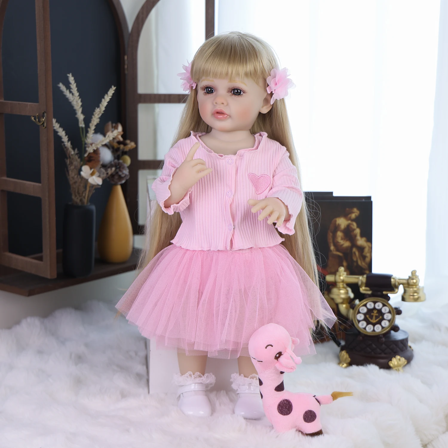 keiumi-22-inch-painted-finished-bebe-reborn-doll-soft-touch-realistic-skin-full-silicone-vinyl-body-doll-christmas-gift