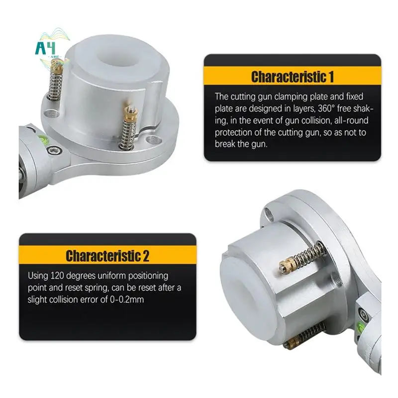 

A40Z-Приспособление для предотвращения столкновений для портативного держателя пламенной горелки с ЧПУ для режущего станка с ЧПУ